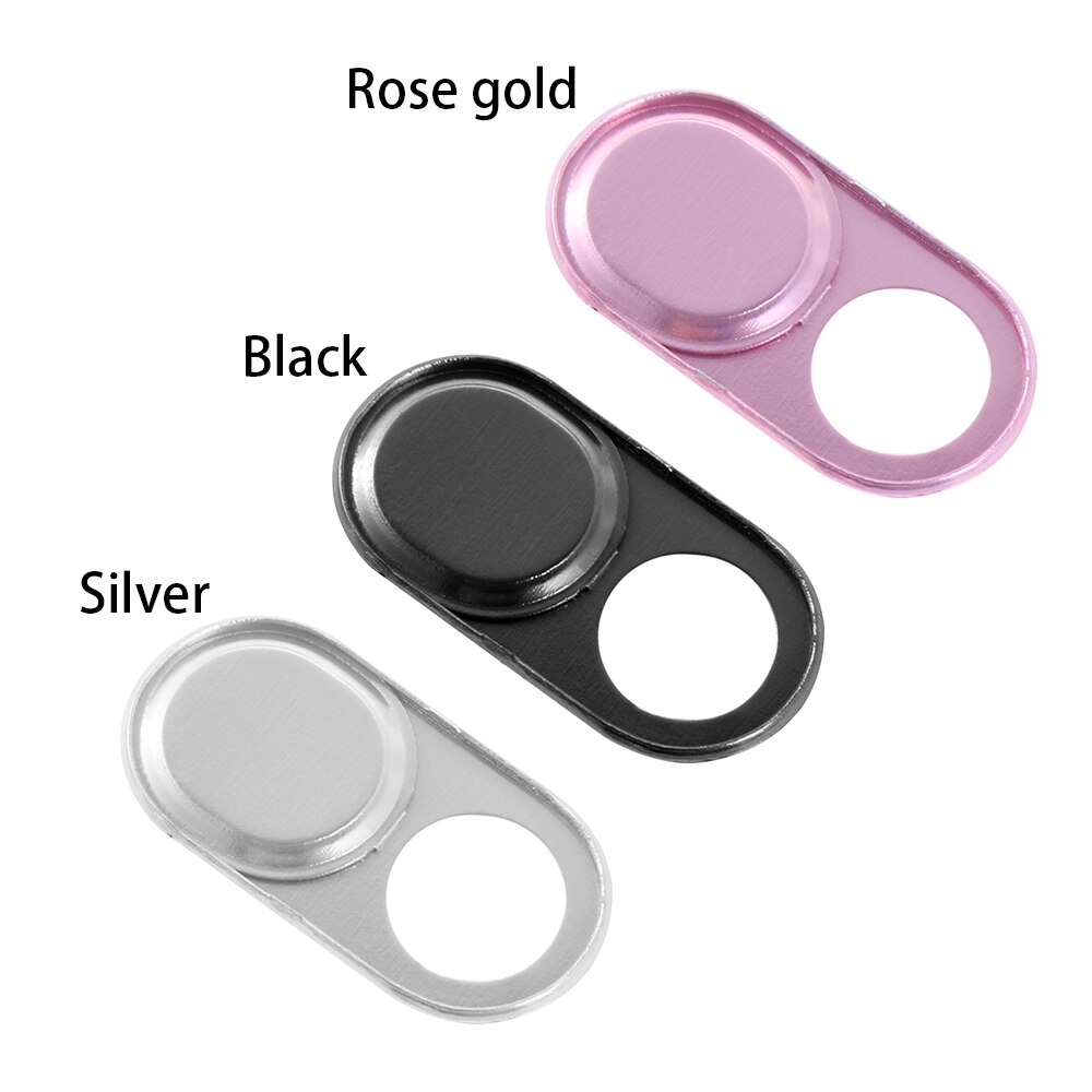 1/3 Stuks Universele Metalen Webcam Cover Camera Slider Sluiter Privacy Beschermen Sticker Voor Laptop Tablet Telefoon Ultra Dunne sluiter: 3PC Mixed Color