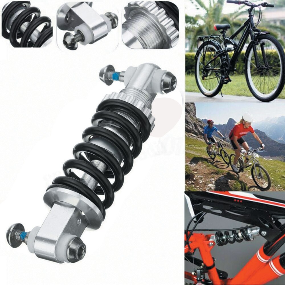 Bike Rear Suspension Damper Spring Shock Absorber Bike Shock Struts Coil Spring Shocks Absorber Suspension Damper 125mm Steel