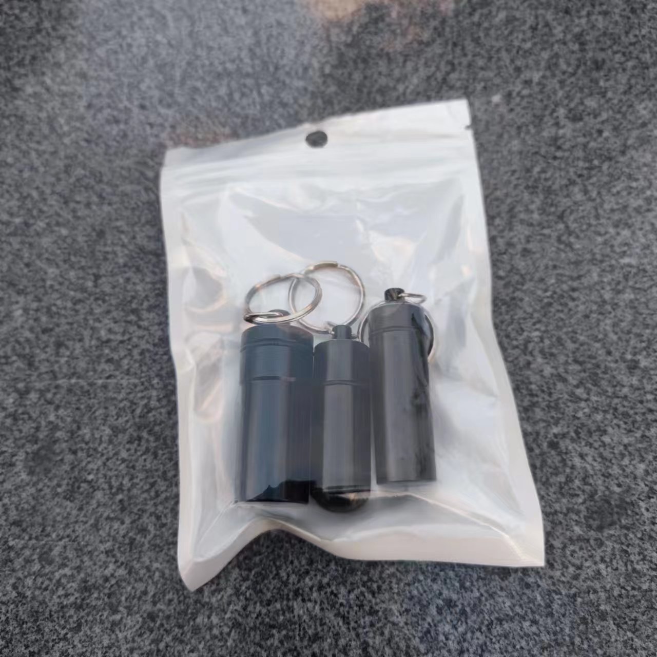 3 pcs color metal bottle (with retractable spoon) storage container Metal bottle in multiple colors: black