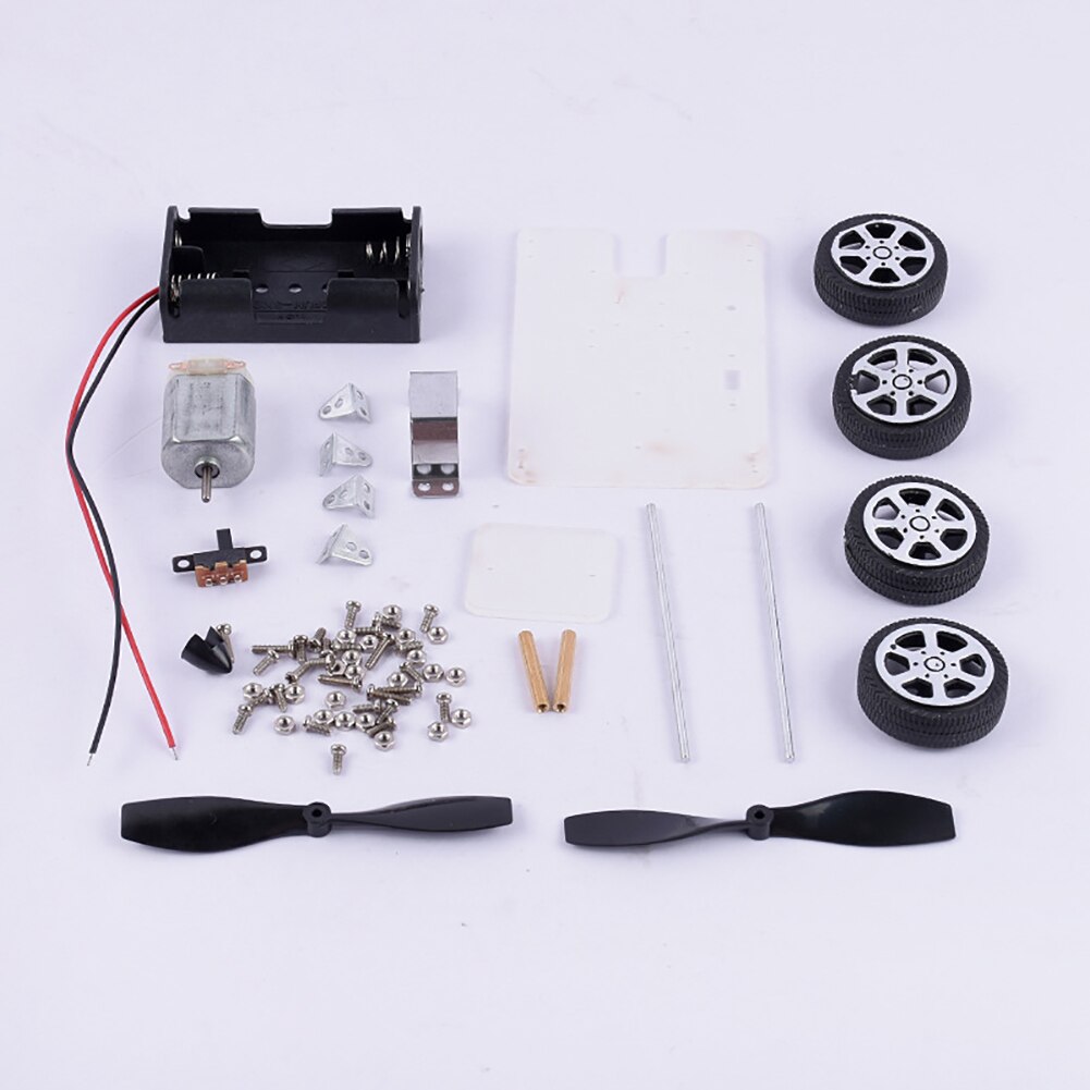 DIY coche de viento modelo tecnología ciencia juguete educativo enseñar Kit