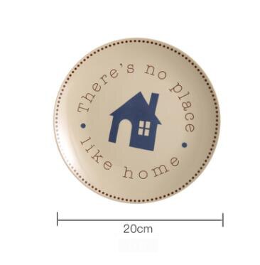 Moderne Keramische Plaat Muur Sticker Decoratie Thuis Woonkamer Muur Opknoping Ambachten Winkel Restaurant Cafe Muurschildering Accessoires: style4