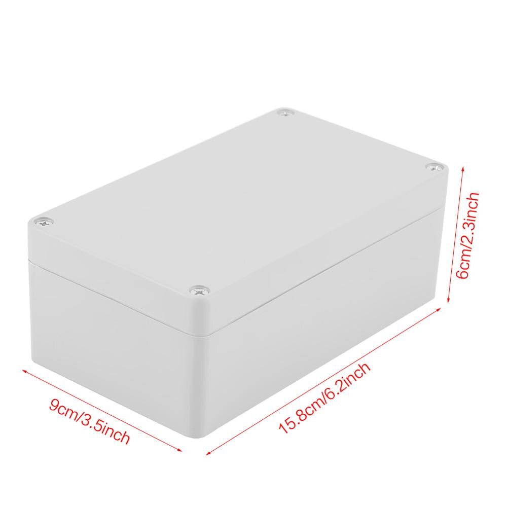 Waterproof IP65 ABS Electrical Project Box Enclosure Instrument Case Electrical Project Box ABS Outdoor Junction Box Housing: C