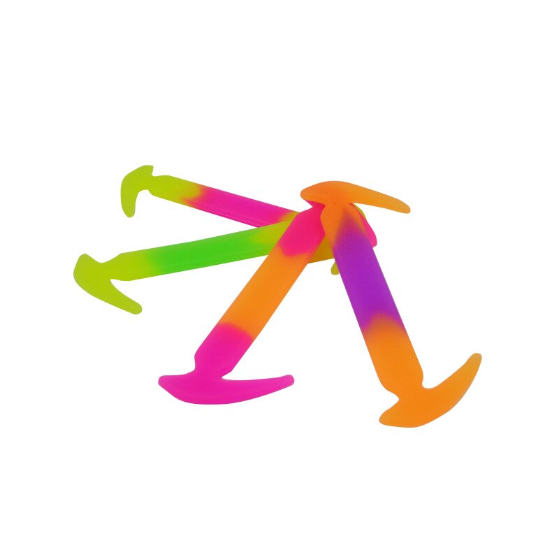 Lacets élastiques en Silicone pour garçons et filles, 1 Pack / 12 pièces