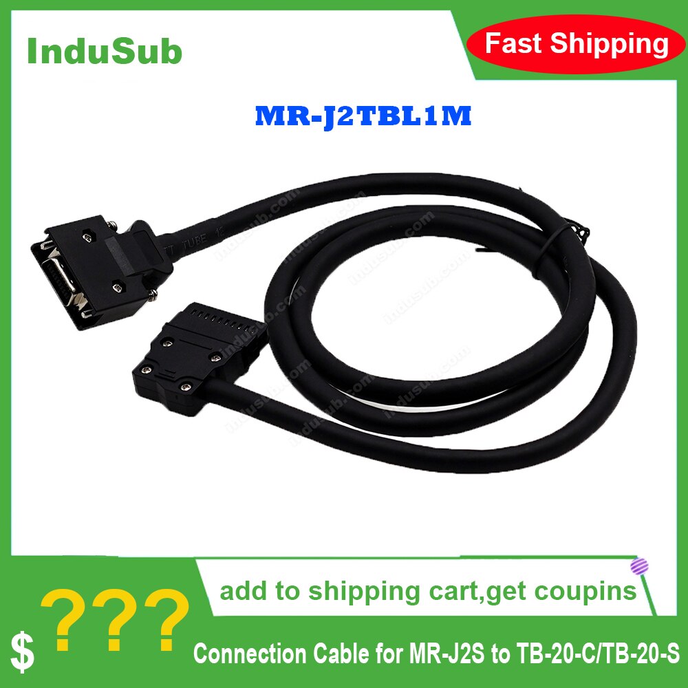MR-J2TBL MR-J2TBL1M Connection Cable for MR-J2S to TB-20-C/TB-20-S 1 m IAK3 SERVO