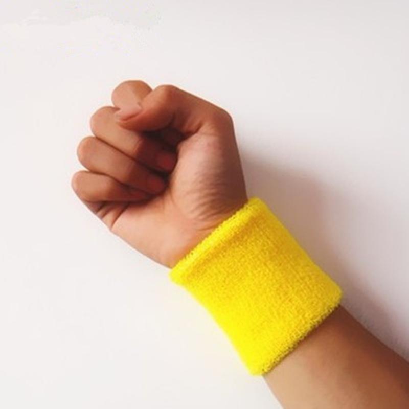 Muñequeras banda para el sudor deportiva banda de mano muñequera de algodón Protector de muñeca para correr bádminton gimnasio voleibol baloncesto deportes de tenis