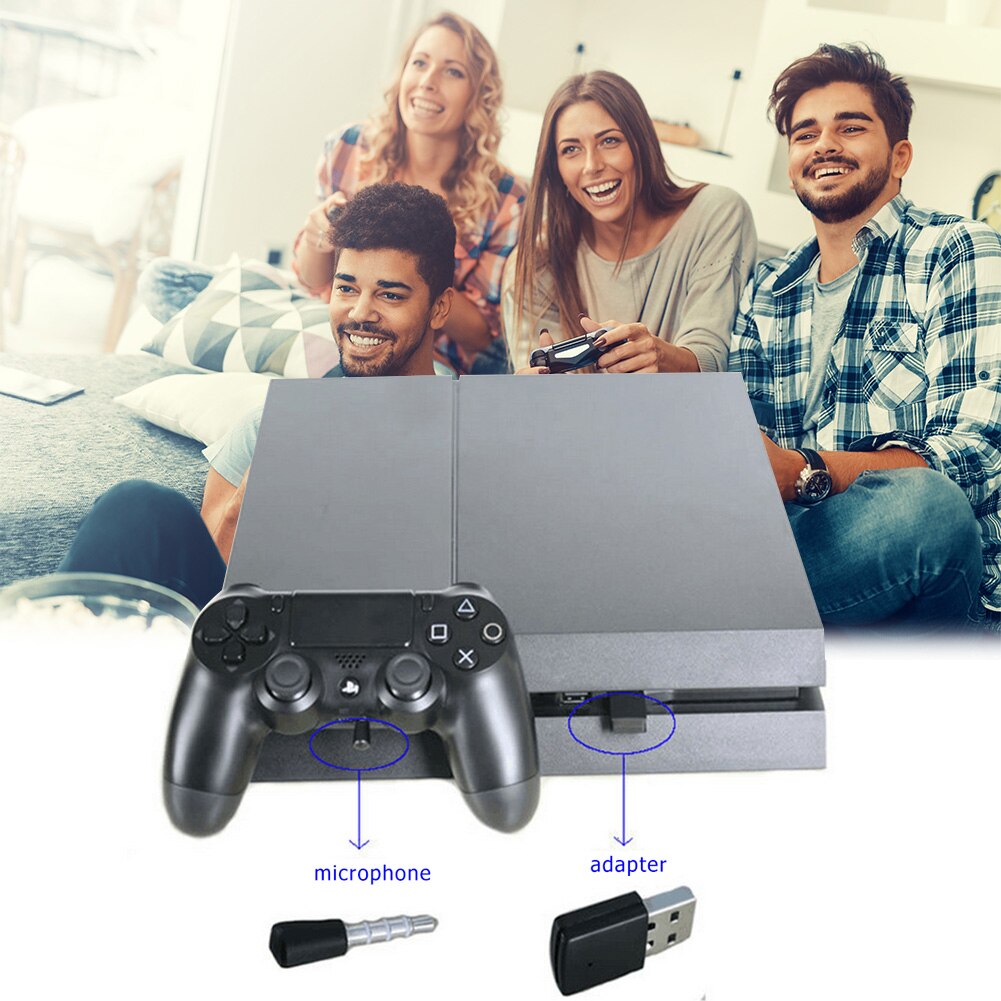 Adattatori USB Bluetooth 4.0 ricevitore dongle Audio senza fili BT per PS4 PS5