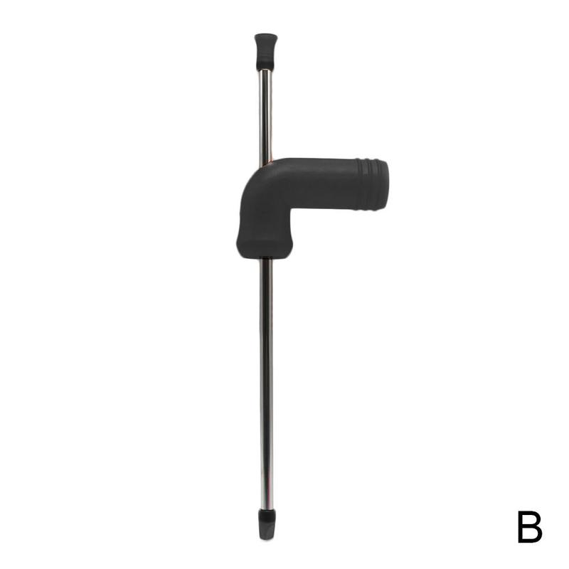 1PC Beer Snorkel Straw Beer Bong Funnel Slammer Double Snorkel Drinking Beer Bar Tools Festivals Party Dispenser Y1F5: Black