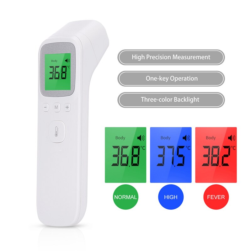 Baby Thermometer Lcd Infrarood Digitale Thermometer Lichaam Meten Voorhoofd Oor Non-contact Volwassen Ir Koorts Kind Thermometer