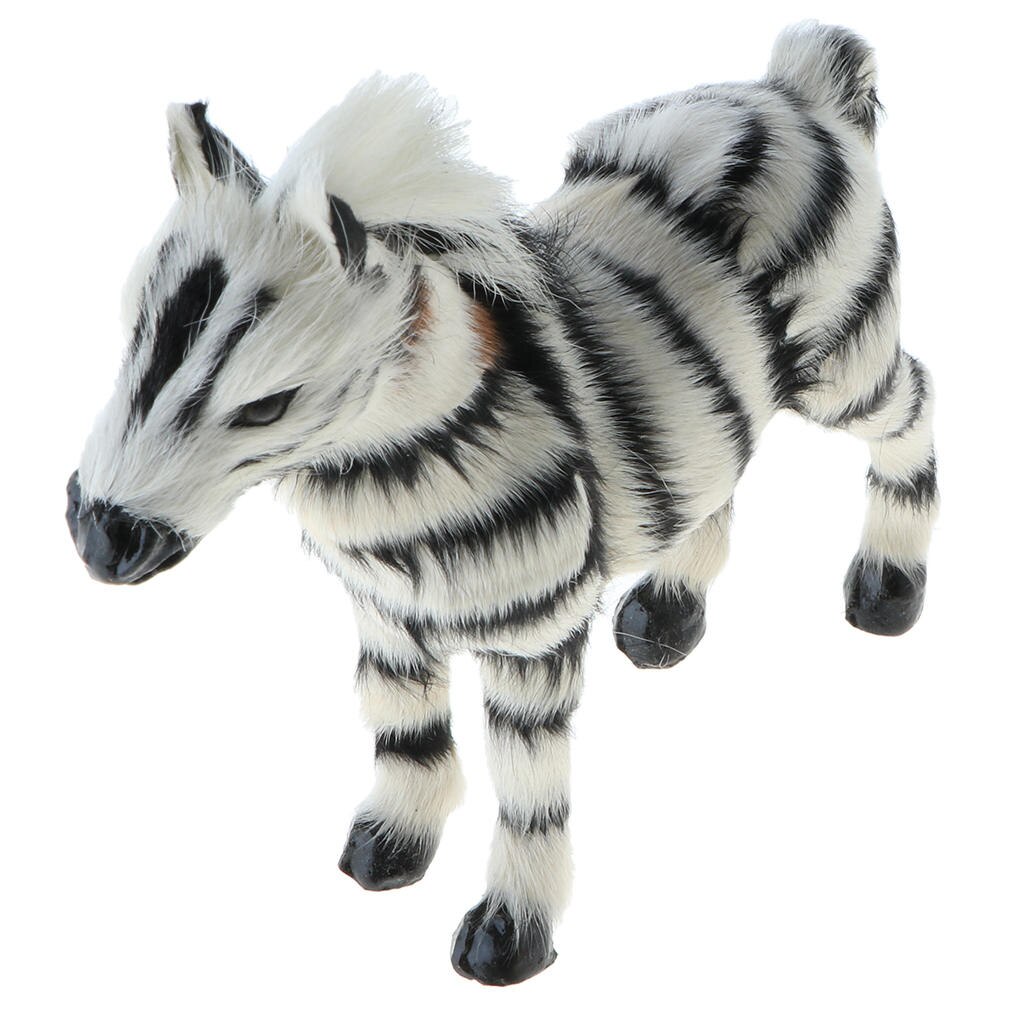 Statue zèbre réaliste de 6.9 pouces, jouet éducatif de Simulation d&#39;animaux sauvages pour enfants, d&#39;anniversaire