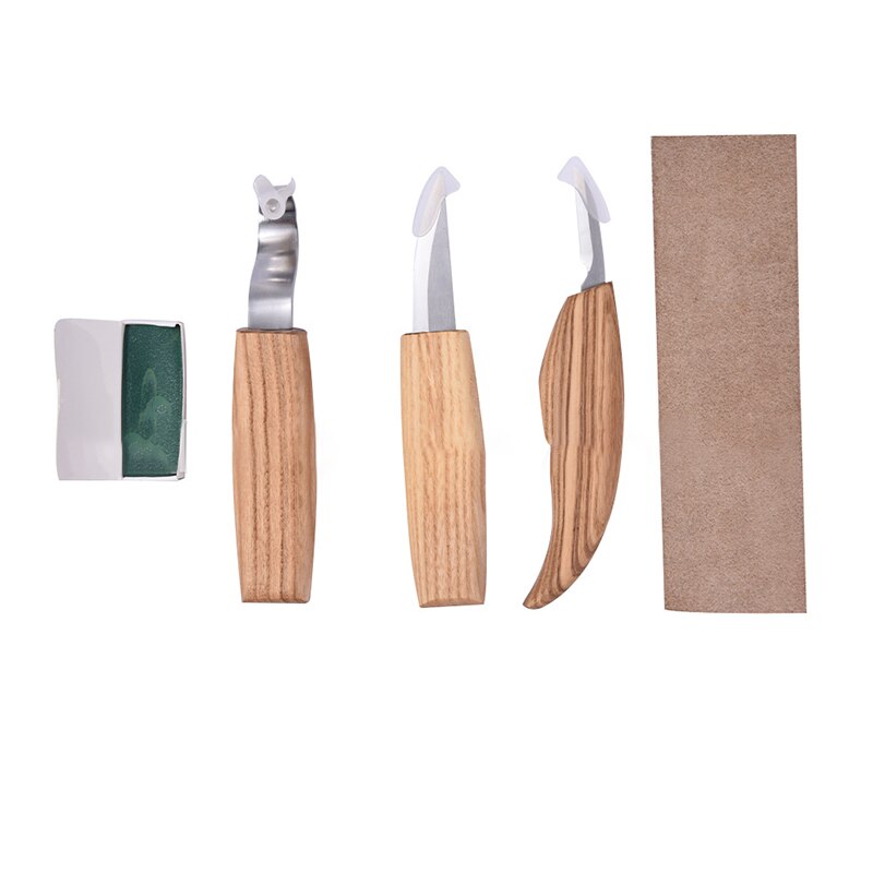 Wood Carving Knife Chisel Woodworking Cutter Woodcarving CutterHand Tool Set High Strength Hooked Whittling Cutter