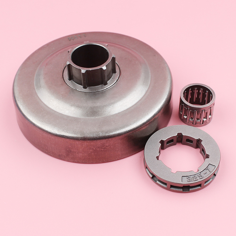 Tambour d'embrayage. Pièces de rechange pour Husqvarna 50 51 55 325, pignon à jante de 254 "7T 19mm