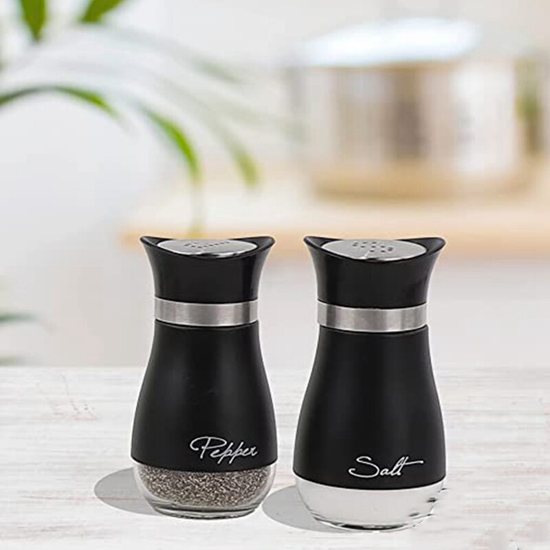 2Pcs Stainless Steel Seasoning Bottle Kitchen Supplies Barbecue Tools Chili Seasoning Pot MSG Salt Pot Seasoning Bottle