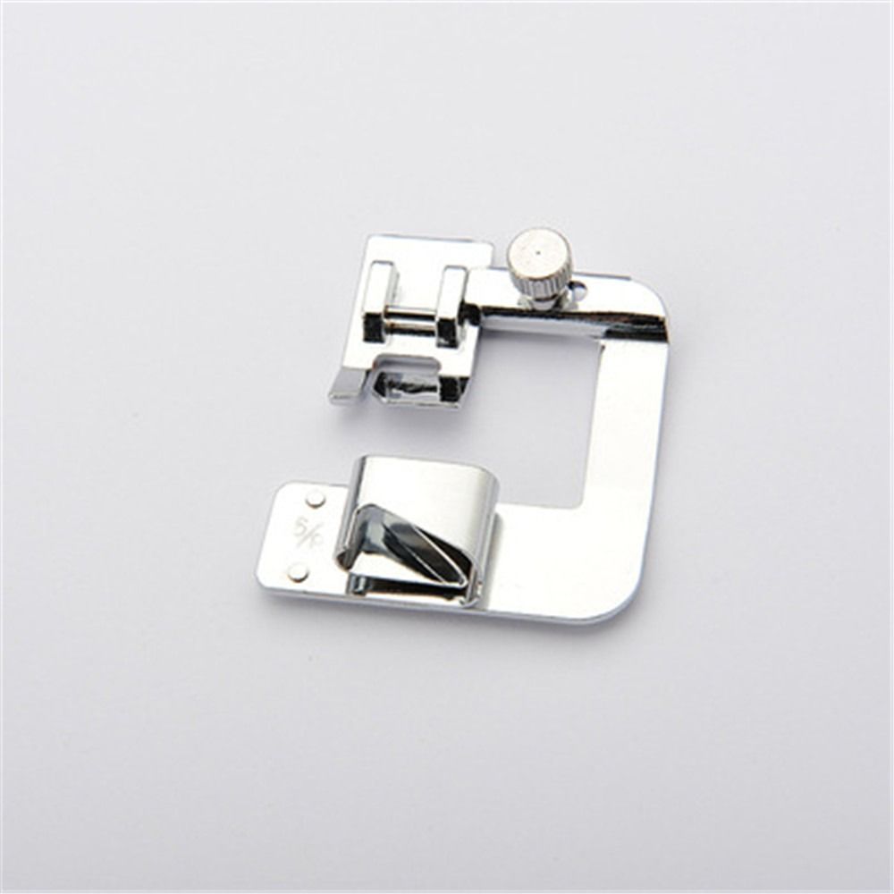 1 pz cucito Hemmer pressore orlo arrotolato piedi accessori per cucire piedino per uso domestico piedino multifunzione per macchina da cucire: prugna
