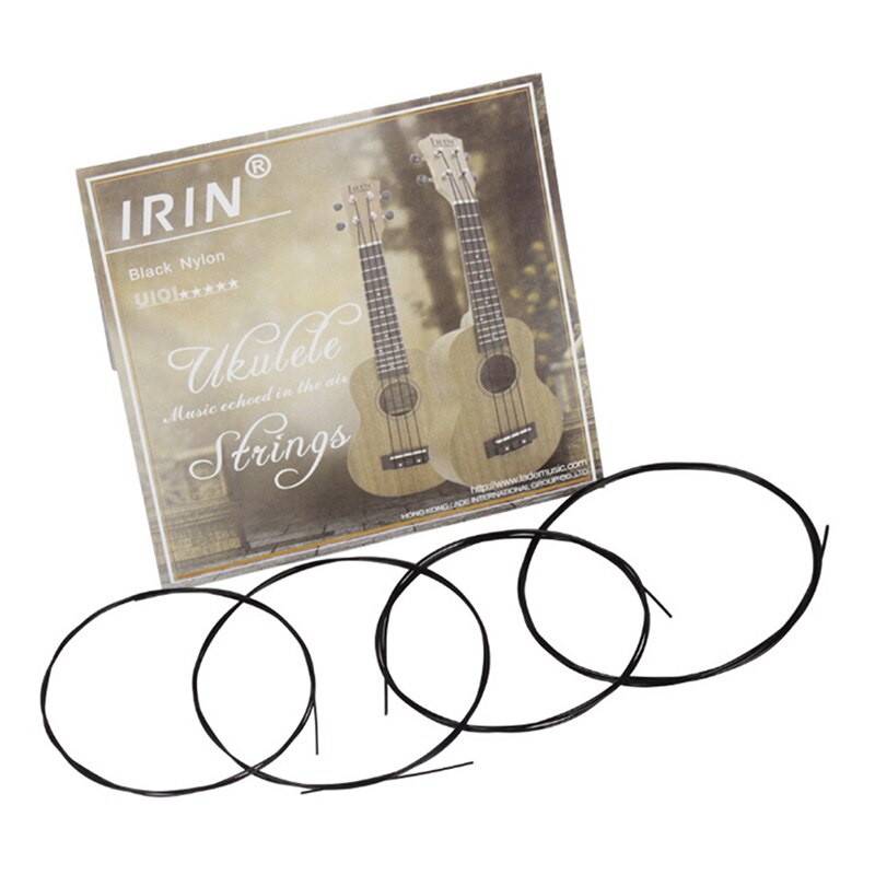 4 pièces/lot 4 pièces/ensemble Nylon arc-en-ciel ukulélé cordes Durable pièce de remplacement pour ukulélé guitare Instrument de musique Accesso