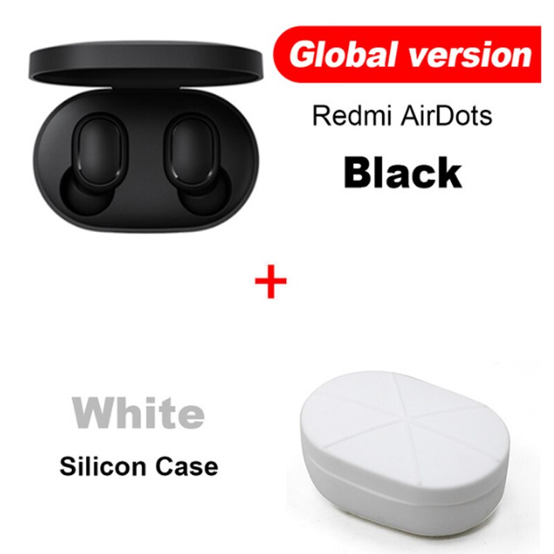 Original Xiaomi Redmi Airdots Xiaomi Wireless earphone Voice control Bluetooth 5.0 Noise reduction Tap Control in stock