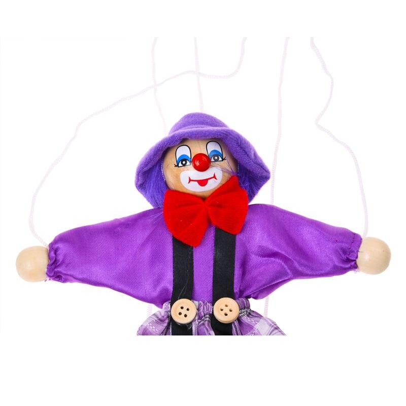 1Pcs Kinderen Pop Clown Speelgoed-Liep Kleur