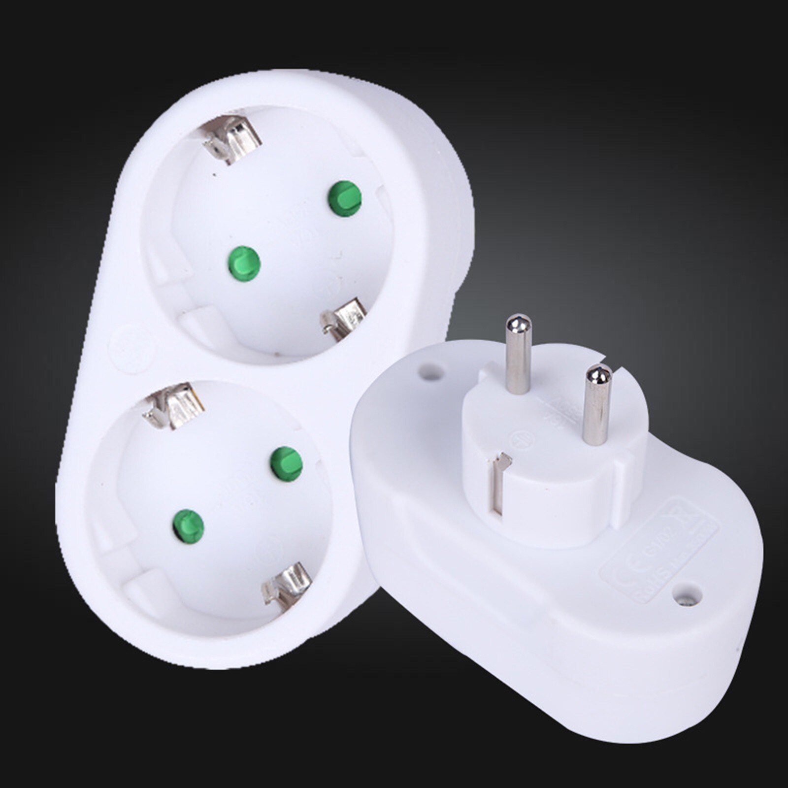 2/3 Gaten Ronde Pin Eu Rus Plug Power Strip Schakelaar Kabel Universele Outlets Elektrische Verlengsnoer Socket Netwerk Filter # Y