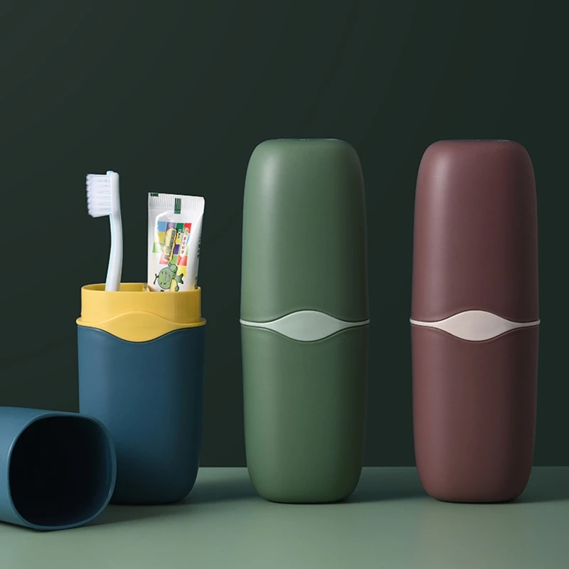 Tandpasta Case Cover Reizen Tandenborstelhouder Cup Mondwater Draagbare Opbergdoos Badkamer Organizer Fles Outdoor Accessoires