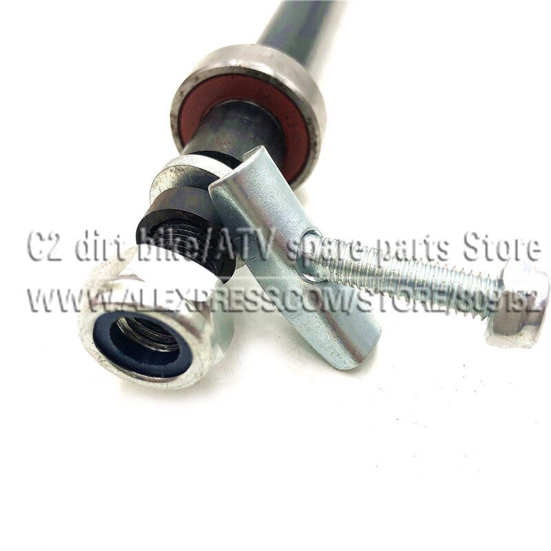 Eje de rueda delantera o trasera, 10MM, para Mini Moto de 47cc, 49cc, Dirt Pocket, Mini moto Kayo KXD
