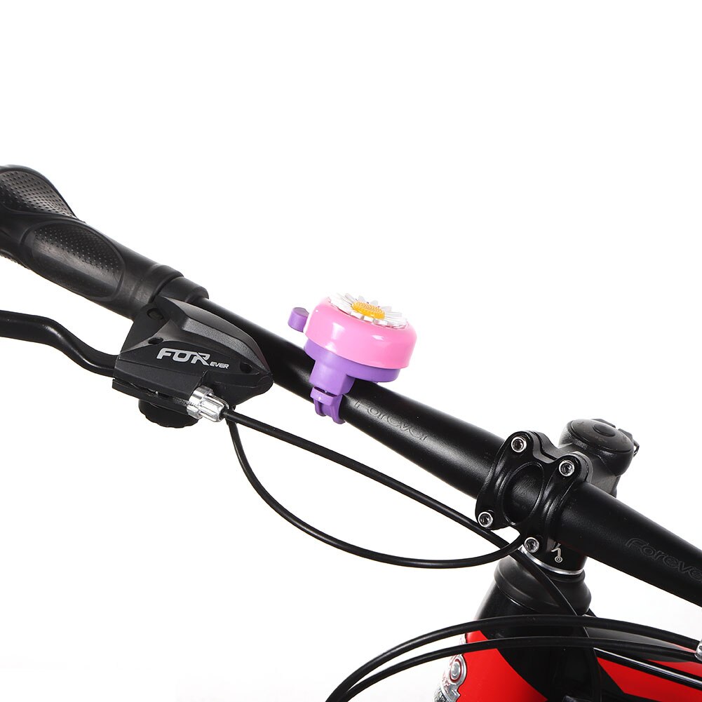Child Bike Bell Daisy Cycling Horns Funny Mountain Bike Road Bicycle Marguerite Handlebar Horn Safety Alarm Bell for Kids