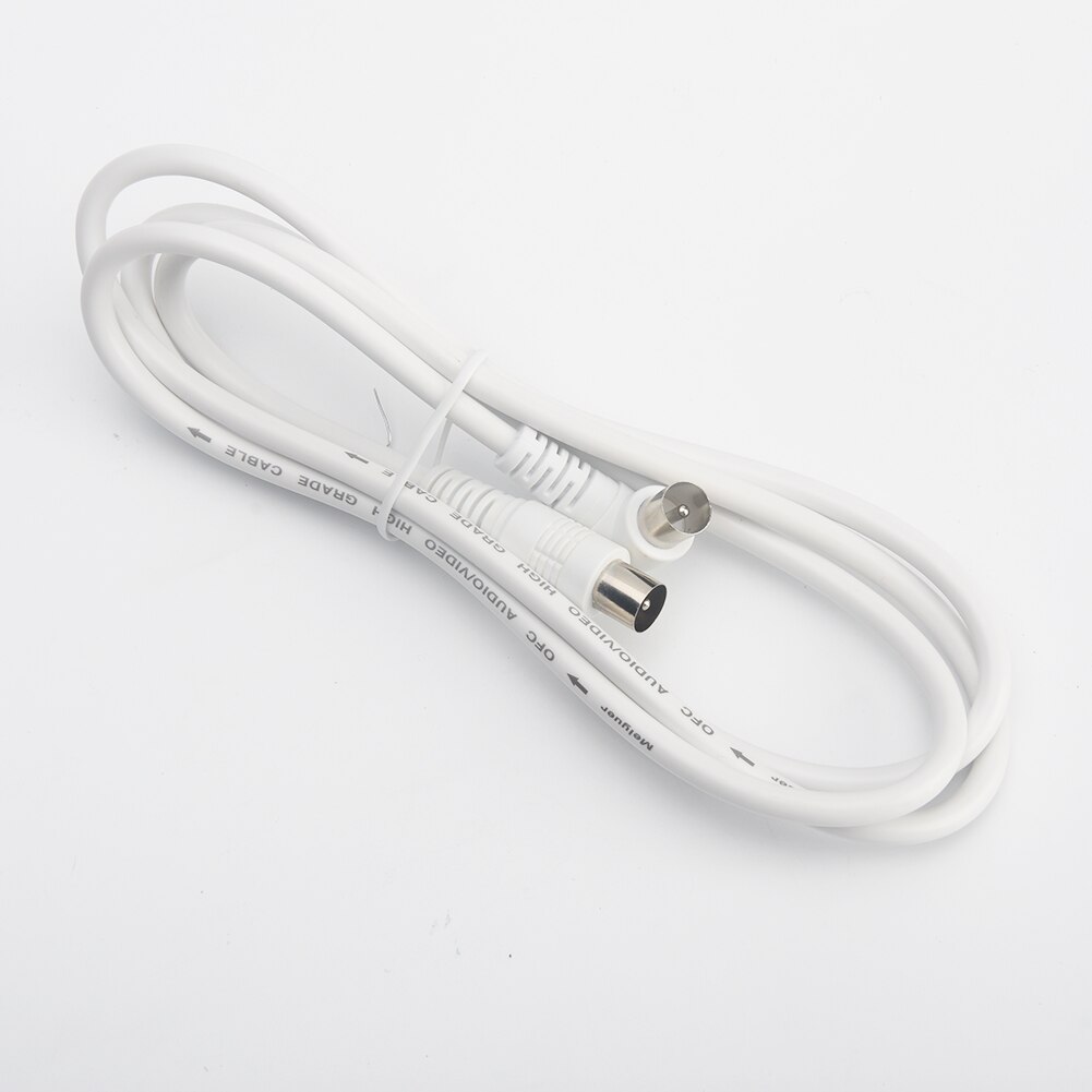 1.5m/59.06inch For High-definition Television Signal Transmission Flexible HD TV / M-TV / STB Video Cable Male To Male TV Line