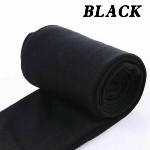 Legging en velours épais doublé polaire pour femme, pantalon Slim, extensible et thermique, haute élasticité et bonne , collection automne et hiver: Black