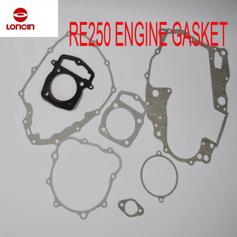 LONCIN RE250 engine gasket cylinder head LC166FMM LX250 LX166FMM ATV Quad 250cc Chinese Motorcycle Engine