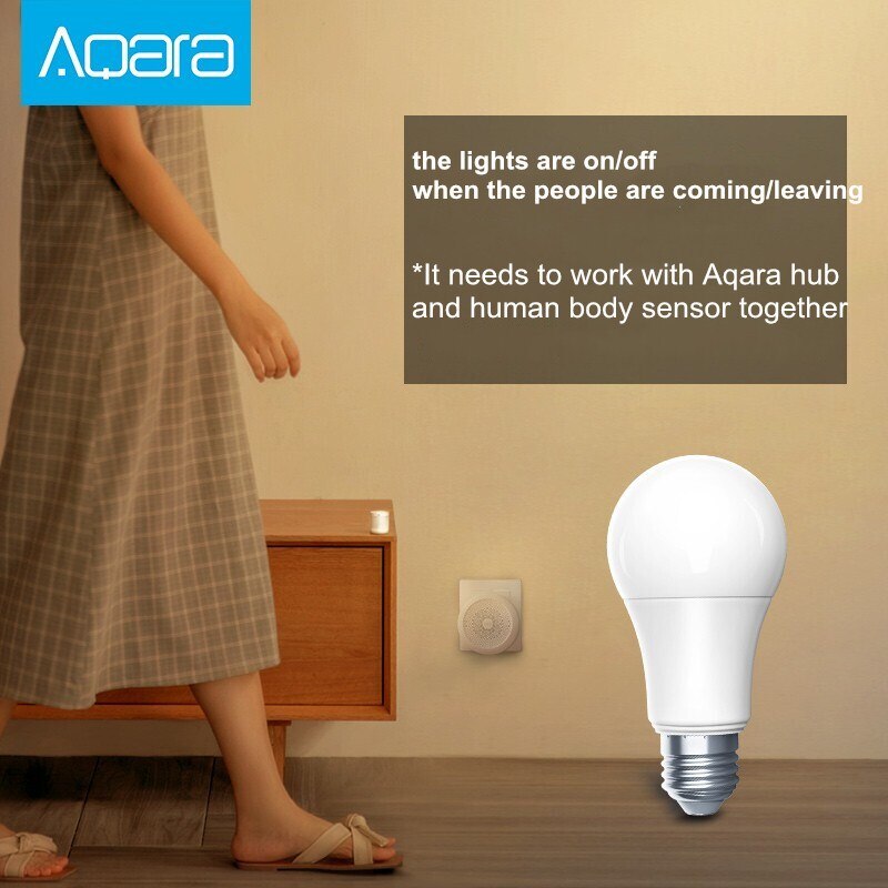 Aqara LED Smart Bulb 9W E27 LED Light Zigbee Wireless Connection Smart Remote Control With Home Kit And Mi Home APP