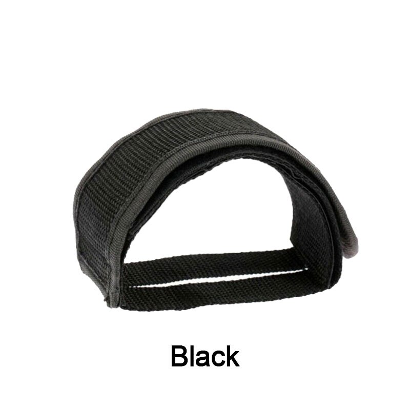 Fixie Bmx Fixed Gear Bike Bicycle Adhesive Straps Pedal Toe Clip Strap Belt Cn Camping Equipment Hiking Accessories: Black