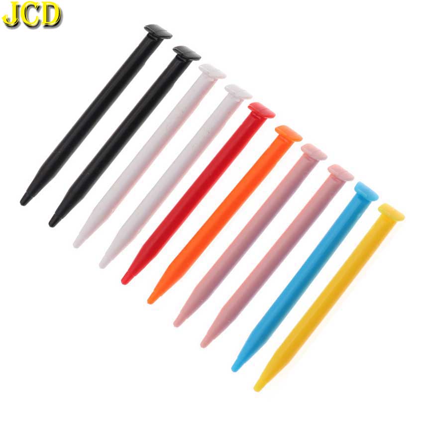 JCD-10 unids/lote, lápiz táctil de pantalla táctil de plástico para Nintendo 2DS XL LL, accesorios de juego