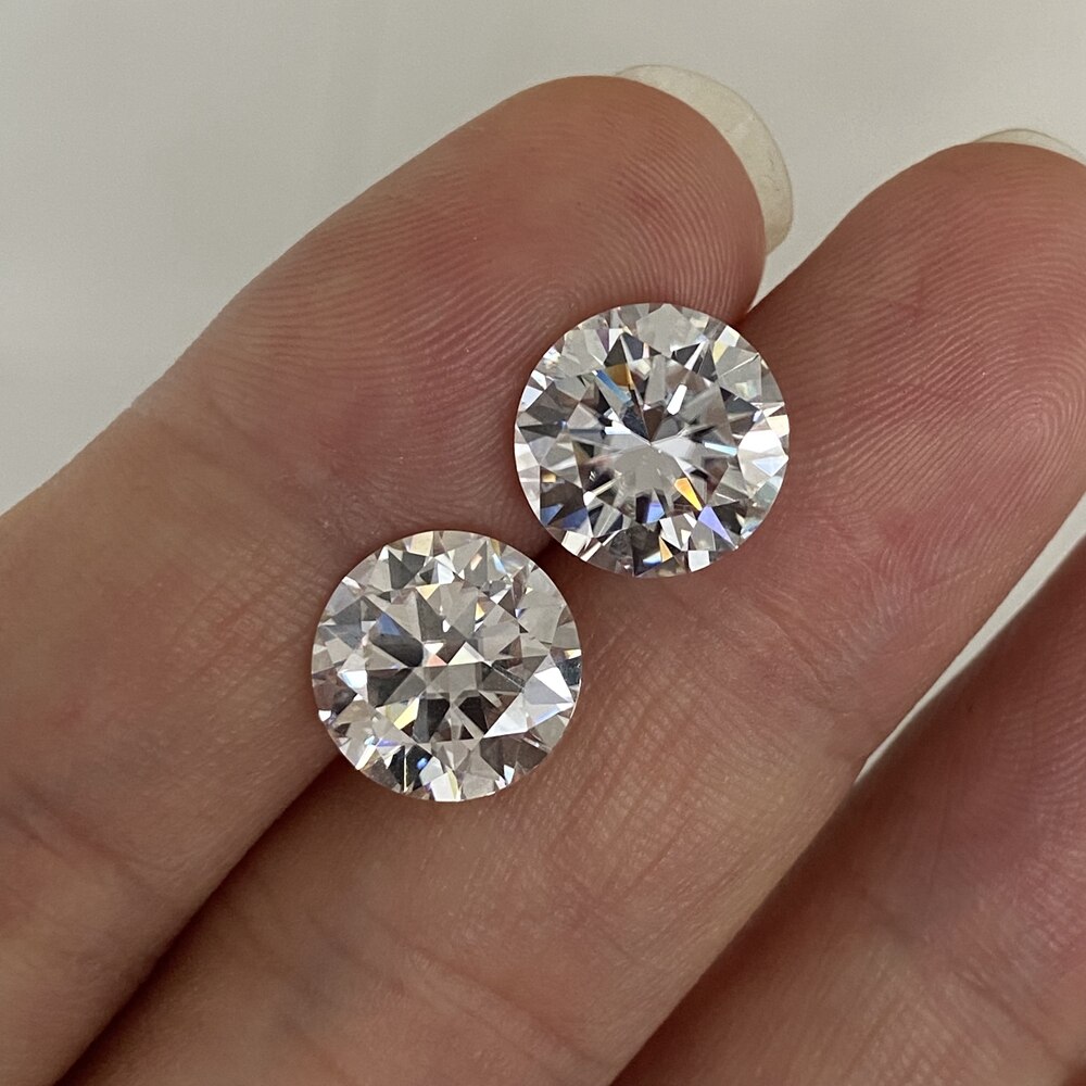 Meeiddian GH VVS 7mm cuore tondo e frecce tagliate bianco 1.2 carati Moissanite pietra diamantata sciolta