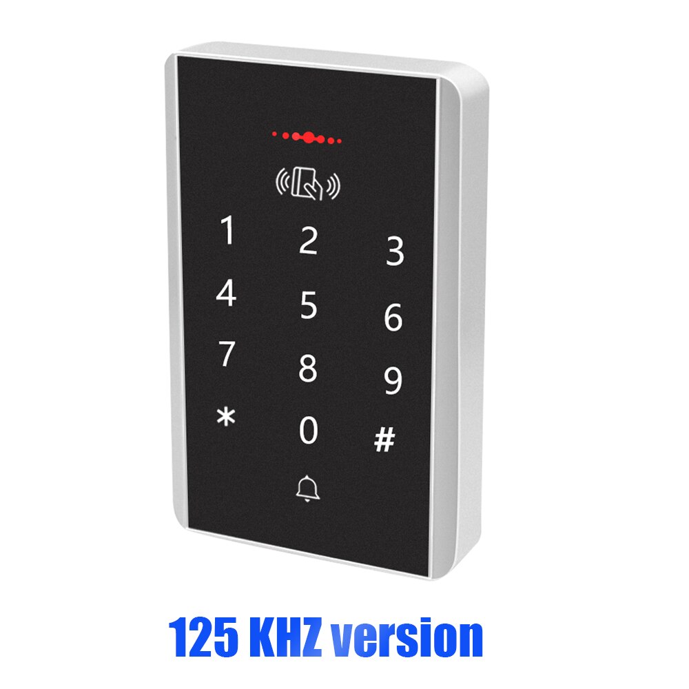 125KHz RFID Access Control Keypad Machine Rainproof Cover EM Card Reader For Door Access Control System Lock: K806 125Khz version