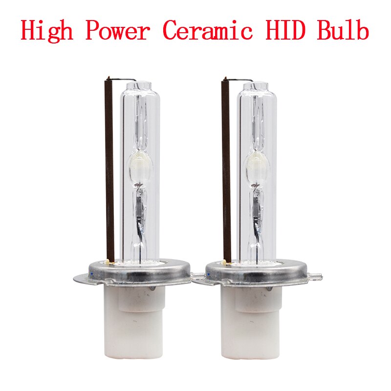 SKYJOYCE 12V 24V H7 Xenón HID bombilla de alta potencia de xenón H1 H3 H11 9005 D2H bombilla HID de cerámica 4300K 6000K 8000K 75W 100W faro