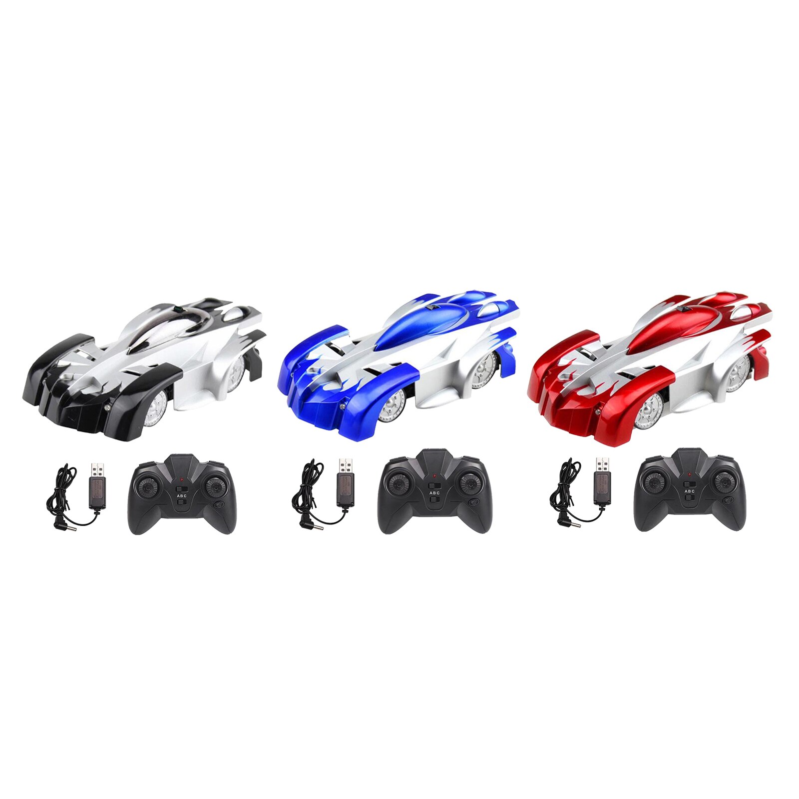 Wall Climbing Car RC 360° Rotating Electric Toy Age 3+