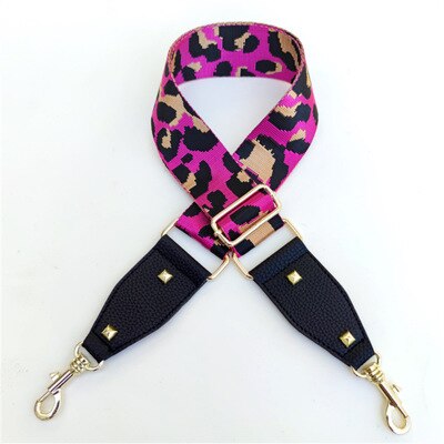 HJKL kolorowe torby na pasek pasek akcesoria do Leopard ziarna moda regulowany pasek na ramię torebka akcesoria dekoracyjne torby: K