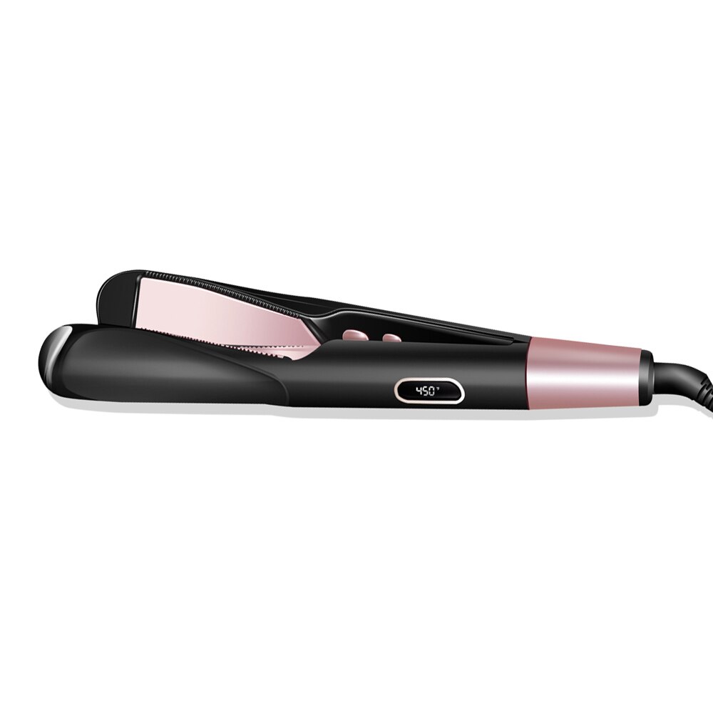Hair Straightener Curling Iron 2 in 1 Tourmaline Ceramic Twisted Flat Iron With LCD Digital Display & Auto Shut-Off: Pro(No box) / EU