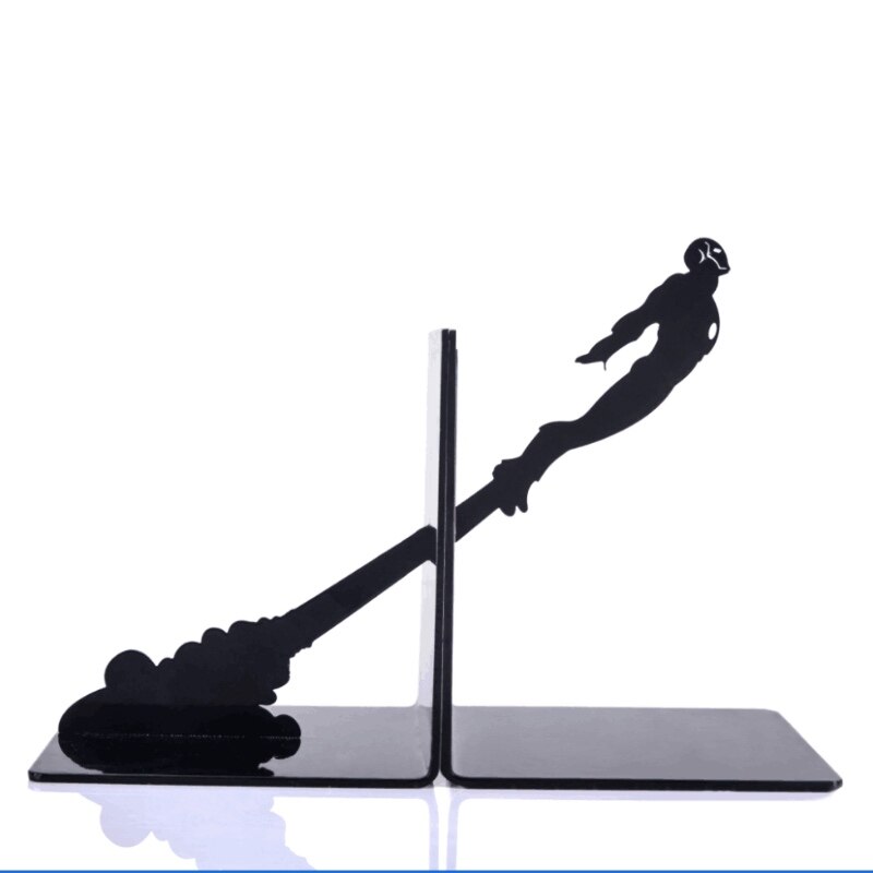 Soporte de Metal para libros, decoración del hogar, suministros escolares, papelería, para estudiantes y niños