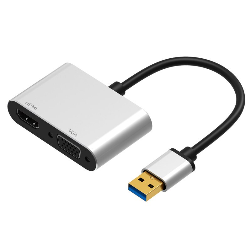 USB To VGA HDMI Converter External Graphics Card expansion laptop 3.0 interface to display multi screen to USB3.0 to HDMI