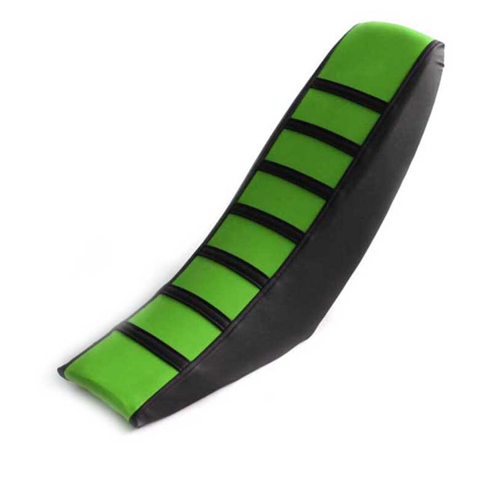 Motocicleta listrado macio-grip gripper macio capa de assento de borracha para yamaha yz yzf wr ttr 125 250 400 450 426 yz250f wr450f: Green