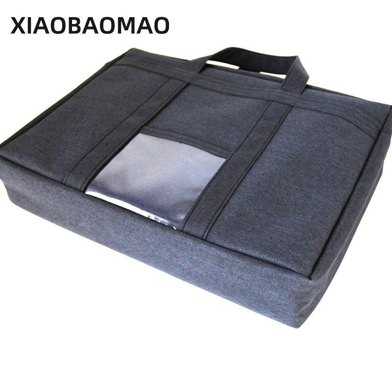 Double zipper Can be locked B4 large capacity file organizer computer file folder A4 document bag waterproof