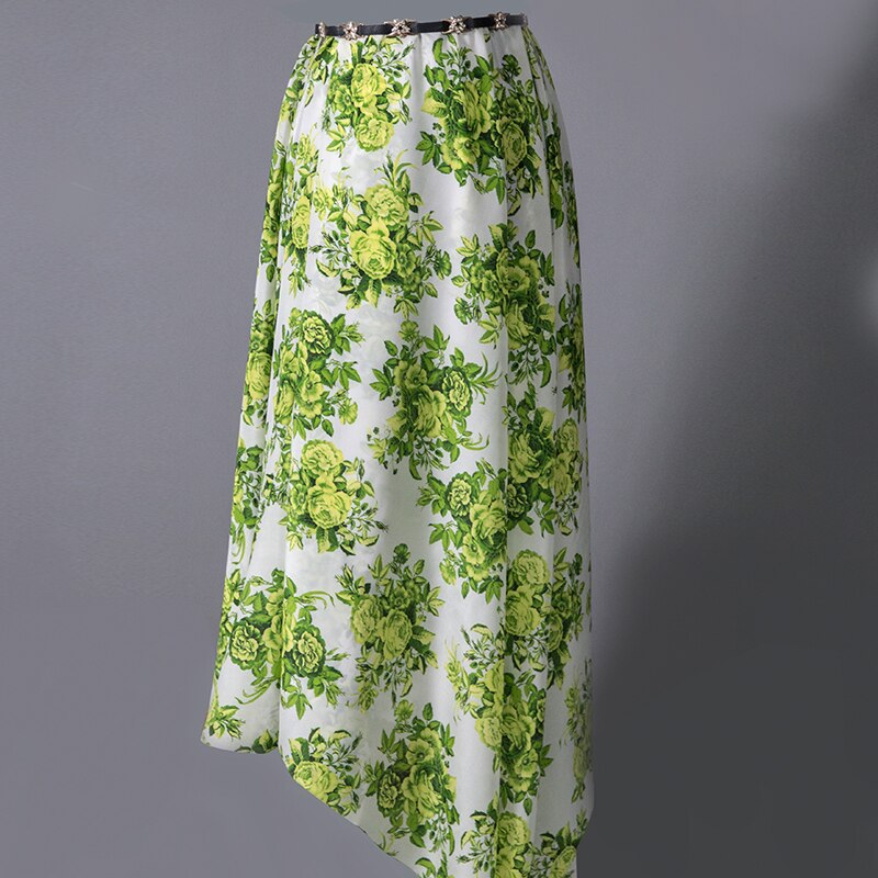 Forår & sommer 140cm bred 19 momme silke crepe de chine stof til kjole digital print klud diy syning