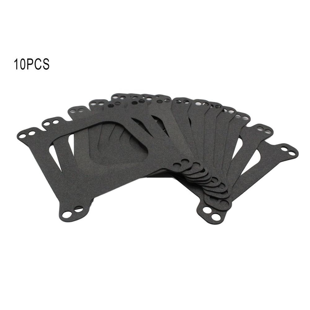 10 unids/set de juntas de carburador SI-AT58009 juntas de carburador de plástico duraderas y prácticas piezas de repuesto directo para automóvil