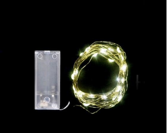 2m ivy string lights garland hanging lights garden night light family wedding birthday party decoration: 1pcs light