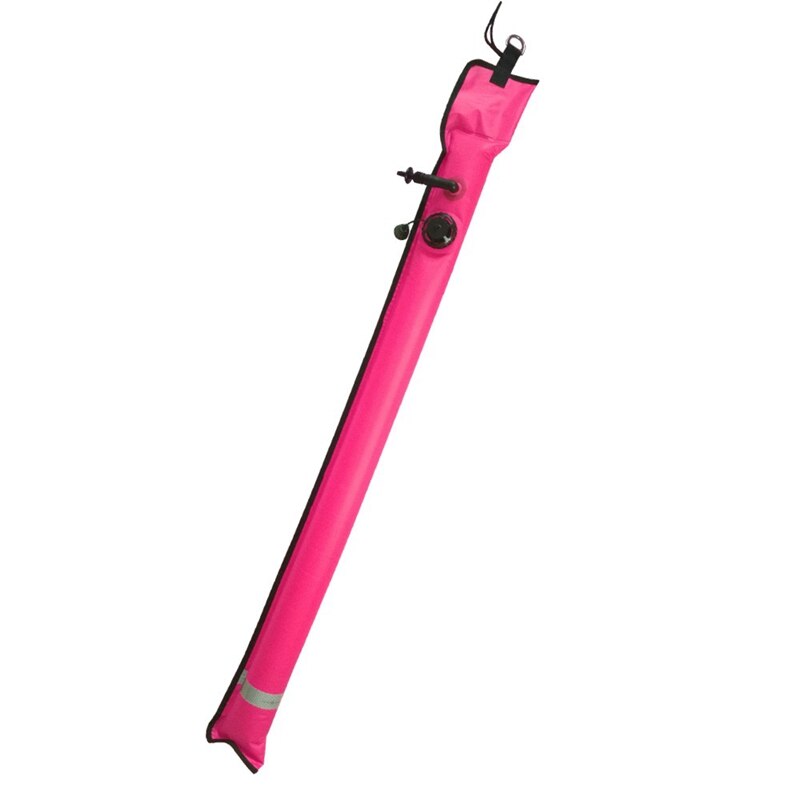 1M Tauchen Tauchen Aufblasbare SMB Oberfläche Signal Marker Boje Sichtbarkeit schweben Signal Rohr Wurst: Rosa