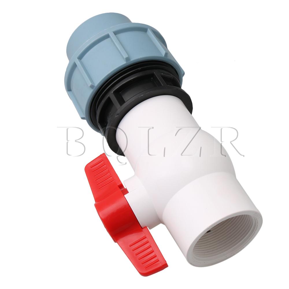 BQLZR Plastic Ball Valve T-Handle Shut-Off Ball Valve for 63PE Tube