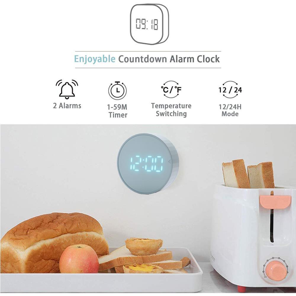 LED Digital Kitchen Timer for Cooking Study Stopwatch Alarm Clock Magnetic Electronic Cooking Countdown Time Timer
