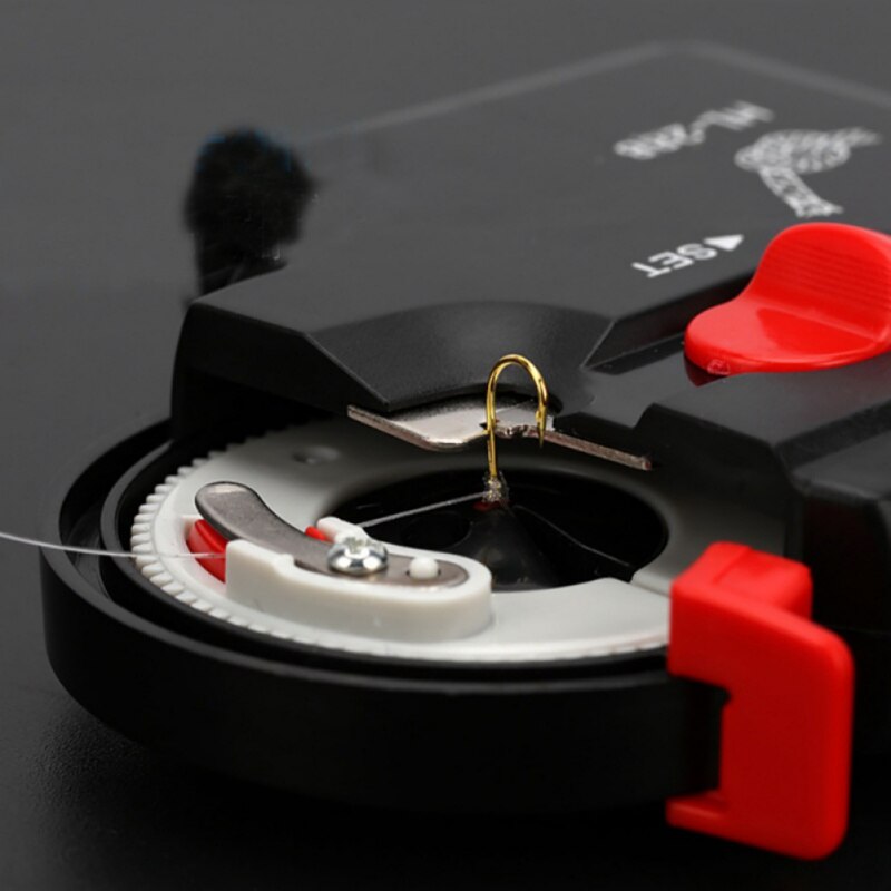 Automatic Portable Electric Fishing Hook Tier Machine Fishing Accessories Tie Fast Fishing Hooks Line Tying Device Pesca