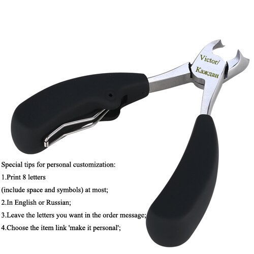Stainless Steel Nail Scissors Manicure Cutter Rubber Hand Cuticle Nipper Nail Tools: make it personal