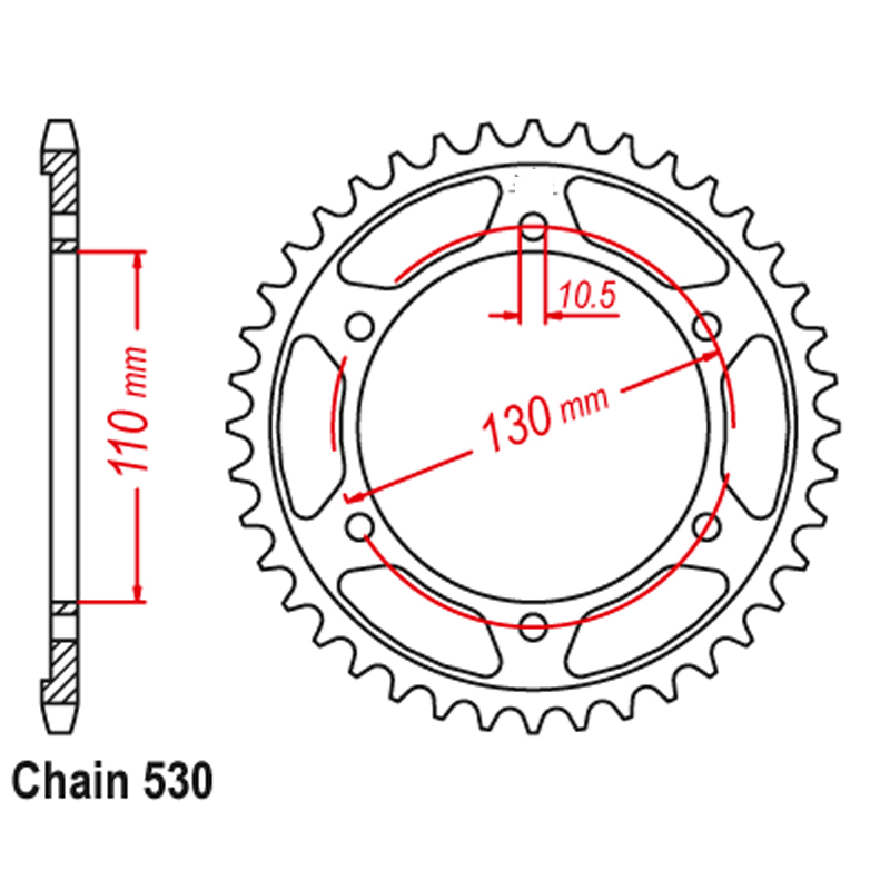 530 Chain Front &amp; Rear Sprocket gear 17 and 42 Teeth For YAMAHA YZF-R1 YZF R1 1998 FZ1 FZ1 N FZ1 S FZS 1000 Fazer 2001