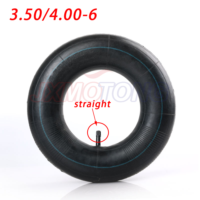 3.50/4.00-6 350/400-6 inderslange dæk indertube trillebør gummi ventil 6 "